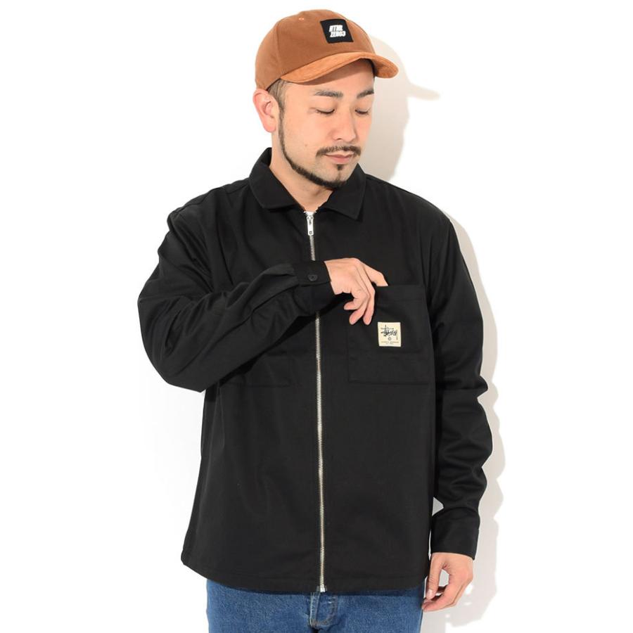STUSSY（ステューシー） シャツ 長袖 メンズ 21HO Zip Up Work