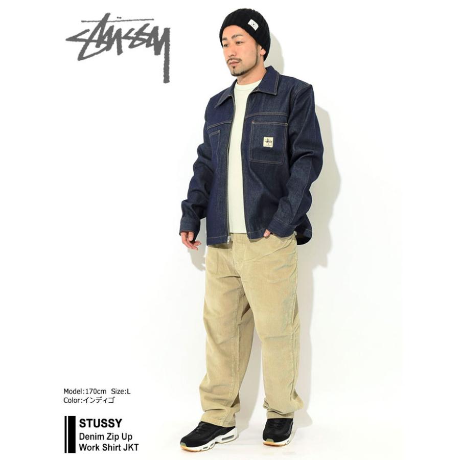 STUSSY ステューシー ジャケット メンズ Denim Zip Up Work STUSSY ステューシー ジャケット メンズ Denim Zip Up Work