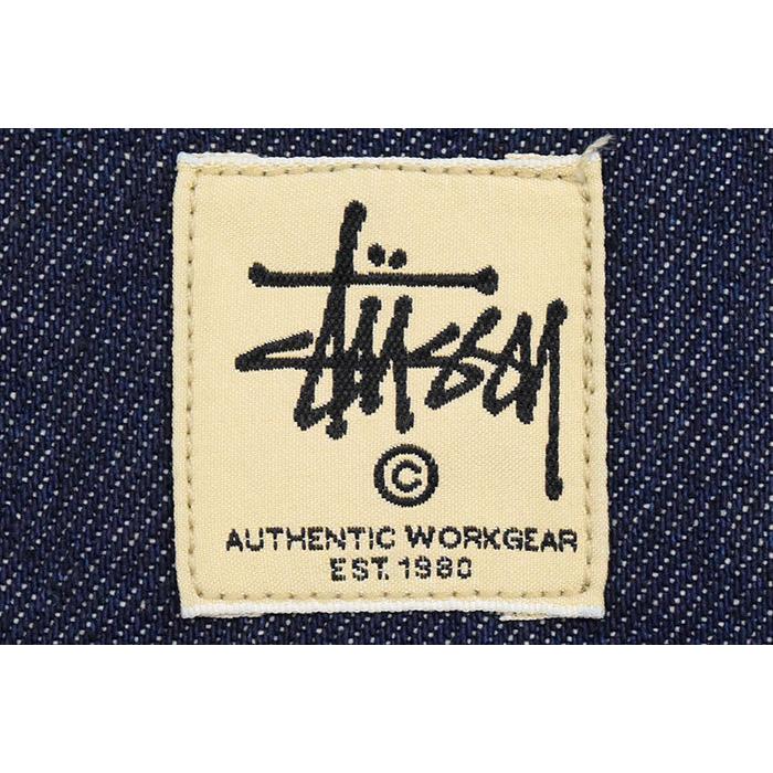 入手困難品☆ステュシー ジップアップデニムジャケット 染め抜き英字ロゴ ゆるダボ ウエスタンスタイルとロゴ刺繍デニムジャケット – EVISU