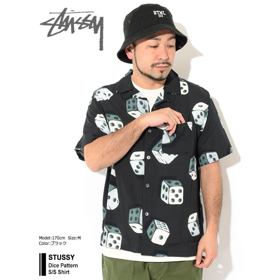 STUSSY ステューシー シャツ 半袖 メンズ Dice Pattern ( stussy