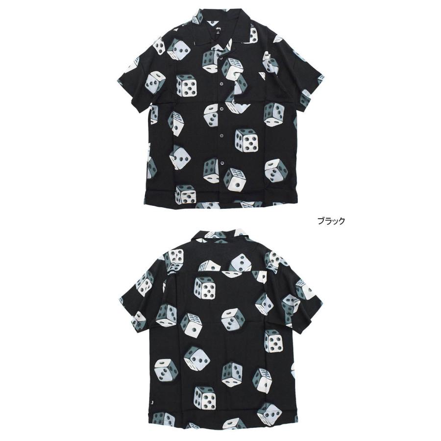 STUSSY　ステューシー　S/S22 DICE PATTERN SHIRT STUSSY ステューシー シャツ 半袖 メンズ Dice Pattern ( stussy
