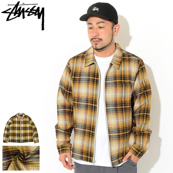 STUSSY ステューシー シャツ 長袖 メンズ Shadow Plaid Zip STUSSY ステューシー シャツ 長袖 メンズ Shadow Plaid Zip