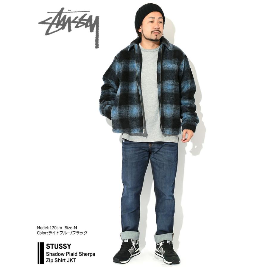 STUSSY ステューシー ジャケット メンズ Shadow Plaid Sherpa STUSSY ステューシー ジャケット メンズ Shadow Plaid Sherpa