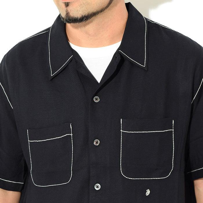 STUSSY（ステューシー） シャツ 半袖 メンズ Contrast Pick Stitched