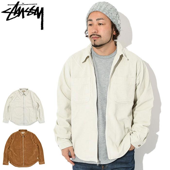 STUSSY ステューシー シャツ 長袖 メンズ Wide Wale Cord Zip STUSSY ステューシー シャツ 長袖 メンズ Wide Wale Cord Zip