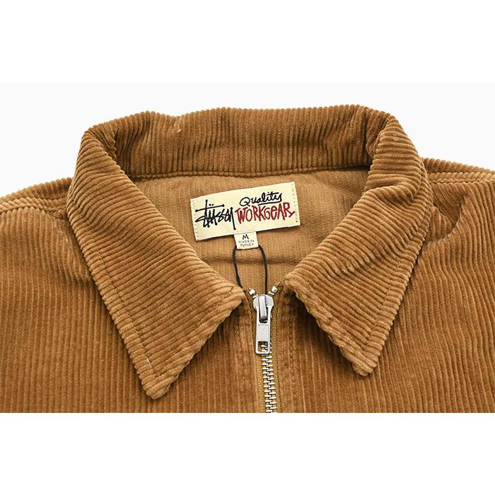 STUSSY ステューシー シャツ 長袖 メンズ Wide Wale Cord Zip STUSSY ステューシー シャツ 長袖 メンズ Wide Wale Cord Zip