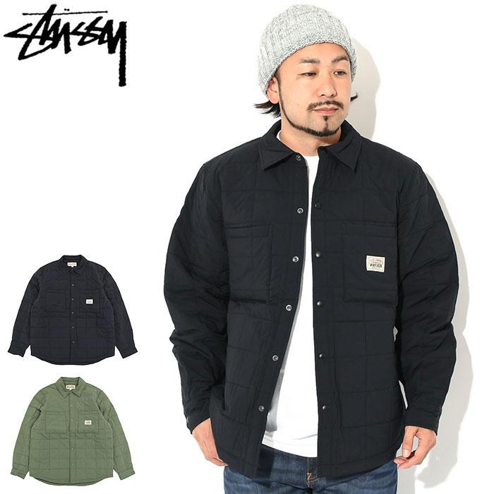 STUSSY ステューシー ジャケット メンズ Quilted Fatigue Shirt STUSSY ステューシー ジャケット メンズ Quilted Fatigue Shirt