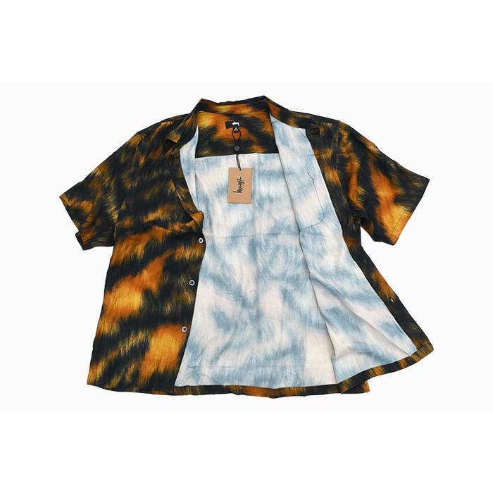 STUSSY（ステューシー） シャツ 半袖 メンズ Fur Print ( stussy shirt