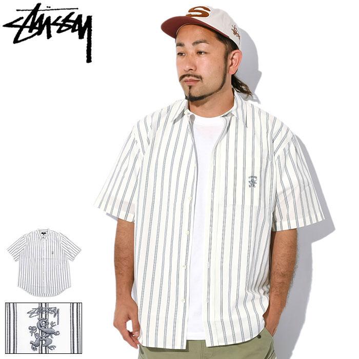STUSSY ステューシー シャツ 半袖 メンズ Boxy Striped ( stussy STUSSY ステューシー シャツ 半袖 メンズ Boxy Striped ( stussy