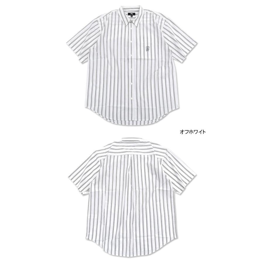ステューシー シャツ 半袖 STUSSY メンズ Boxy Striped ( stussy shirt