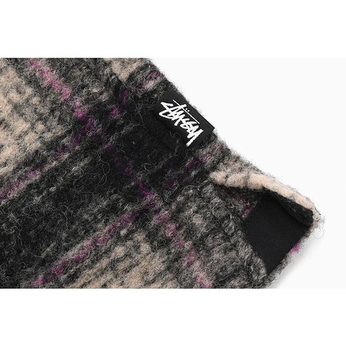 STUSSY ステューシー ジャケット メンズ Wool Plaid Zip Shirt STUSSY ステューシー ジャケット メンズ Wool Plaid Zip Shirt