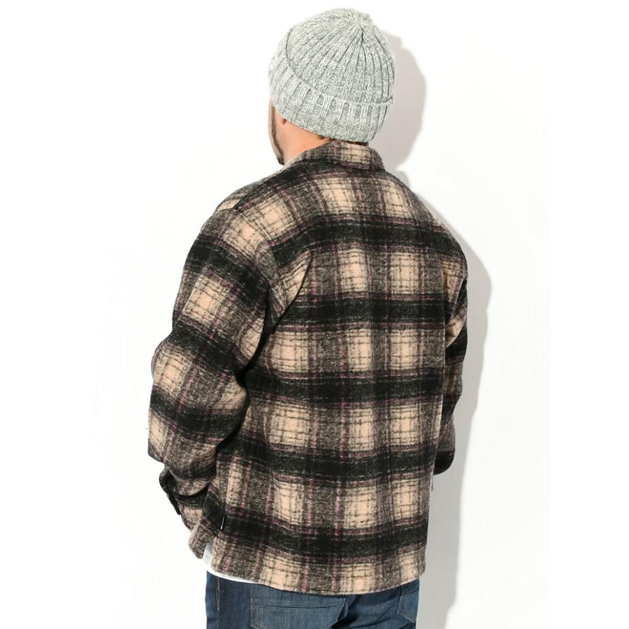 STUSSY ステューシー ジャケット メンズ Wool Plaid Zip Shirt STUSSY ステューシー ジャケット メンズ Wool Plaid Zip Shirt