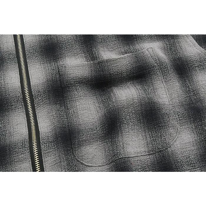 STUSSY（ステューシー） シャツ 長袖 メンズ Twisted Yarn Plaid Zip