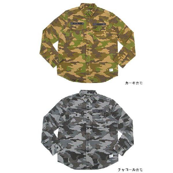 STUSSY（ステューシー） STUSSY Holiday Camo シャツ 長袖(stussy