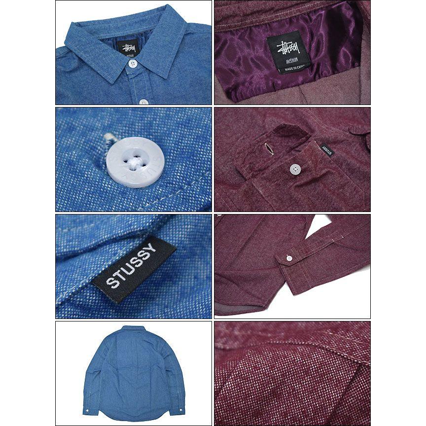 STUSSY（ステューシー） STUSSY Solid Brushed Chambray シャツ 長袖