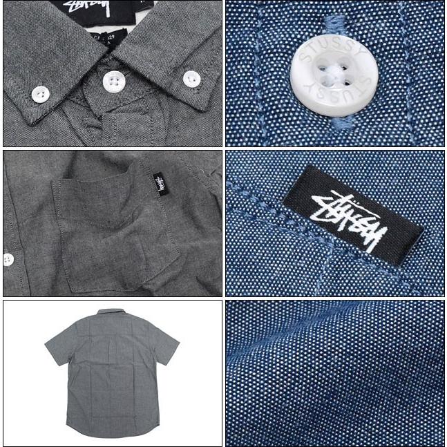STUSSY（ステューシー） STUSSY Solid Chambray シャツ 半袖(stussy