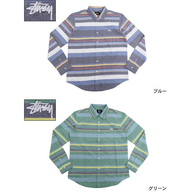 STUSSY ステューシー Big Stripe シャツ 長袖(stussy shirt