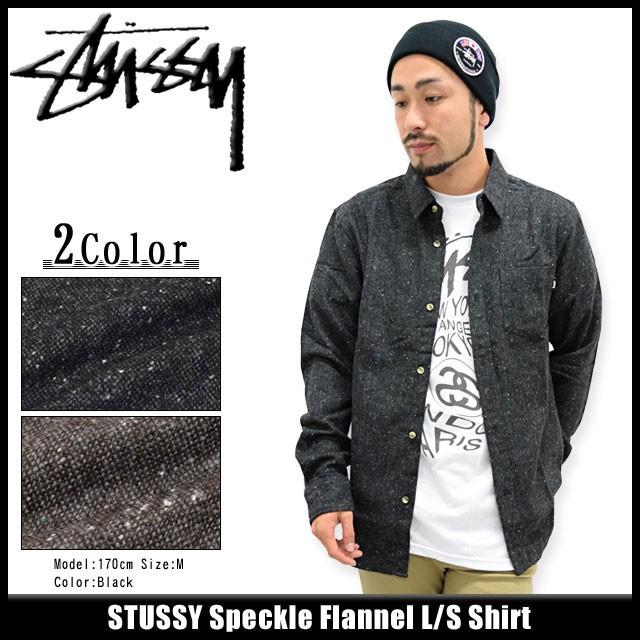 ステューシー STUSSY シャツ 長袖 メンズ Speckle Flannel(stussy shirt カジュアルシャツ トップス メンズ・男性用 111825)｜icefield