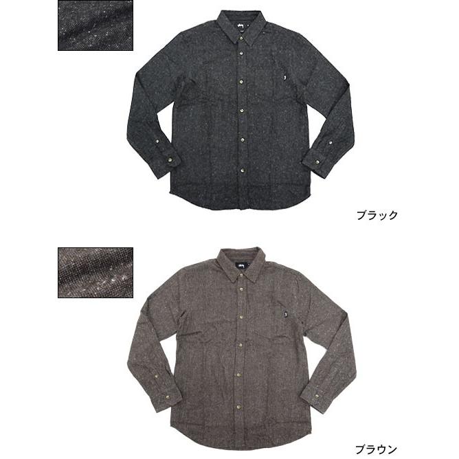 ステューシー STUSSY シャツ 長袖 メンズ Speckle Flannel(stussy shirt カジュアルシャツ トップス メンズ・男性用 111825)｜icefield｜02