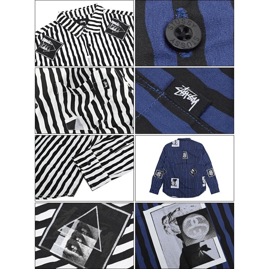 STUSSY（ステューシー） シャツ 長袖 メンズ Wavy Stripe(stussy shirt