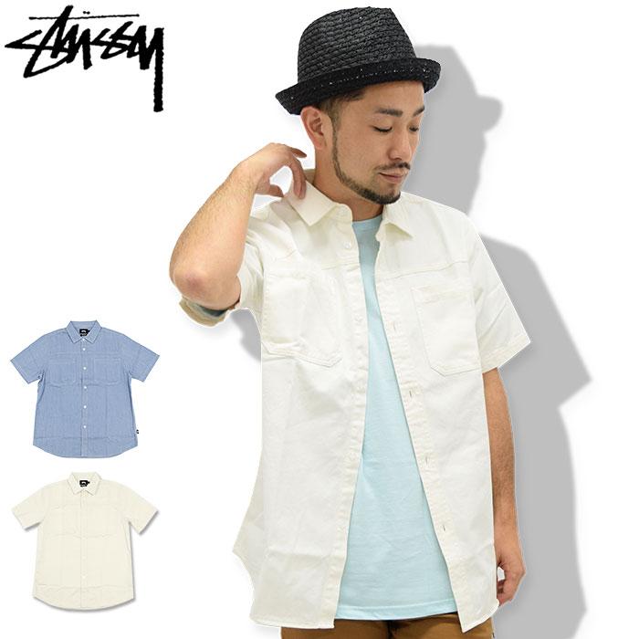 STUSSY（ステューシー） シャツ 半袖 メンズ Big Pocket Denim(stussy