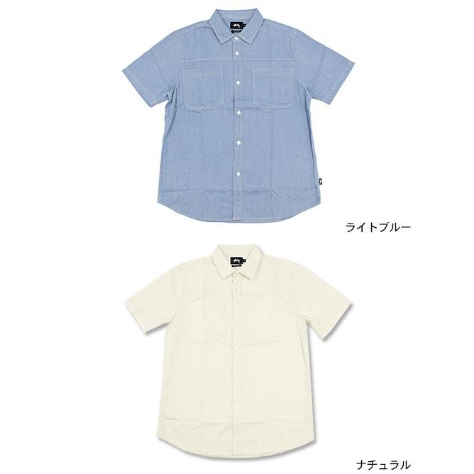 STUSSY（ステューシー） シャツ 半袖 メンズ Big Pocket Denim(stussy