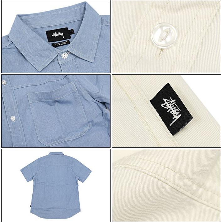 STUSSY（ステューシー） シャツ 半袖 メンズ Big Pocket Denim(stussy