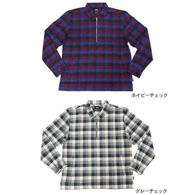 STUSSY（ステューシー） シャツ 長袖 メンズ Half Zip Up(stussy shirt