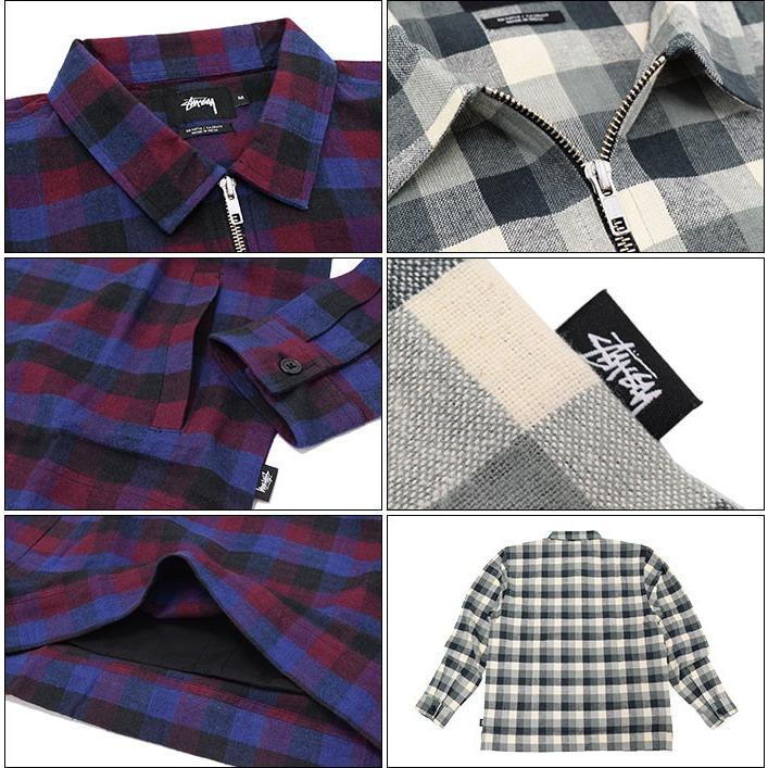 STUSSY（ステューシー） シャツ 長袖 メンズ Half Zip Up(stussy shirt