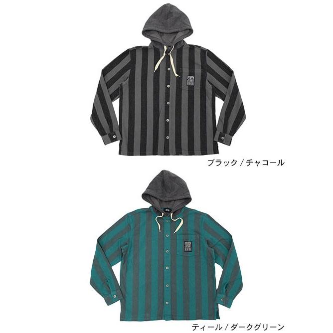 STUSSY ステューシー シャツ 長袖 メンズ Hooded Flannel(stussy