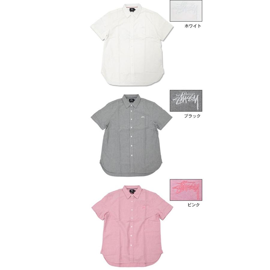 ステューシー シャツ 半袖 STUSSY メンズ Classic Oxford(stussy shirt オックスフォードシャツ トップス 男性用 111908 USAモデル 正規)｜icefield｜02