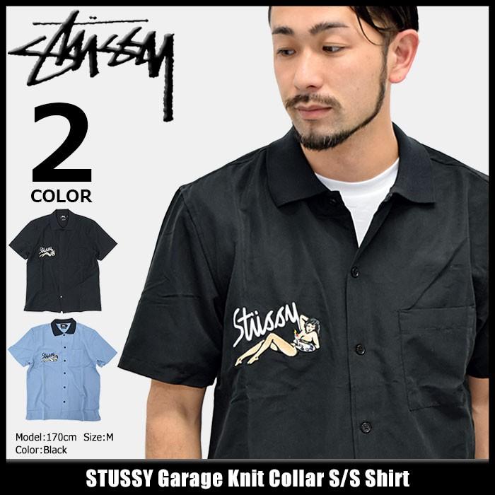 ステューシー STUSSY シャツ 半袖 メンズ Garage Knit Collar(stussy shirt カジュアルシャツ トップス 男性用  111916) ice field - 通販 - PayPayモール