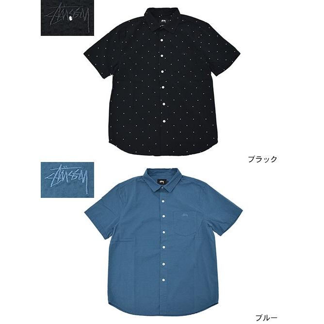 STUSSY ステューシー シャツ 半袖 メンズ Seersucker(stussy
