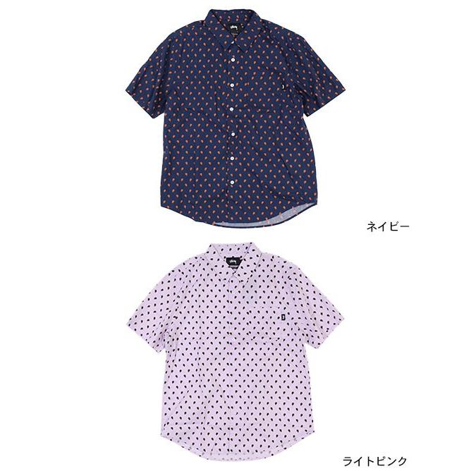 STUSSY ステューシー シャツ 半袖 メンズ Mini Paisley(stussy