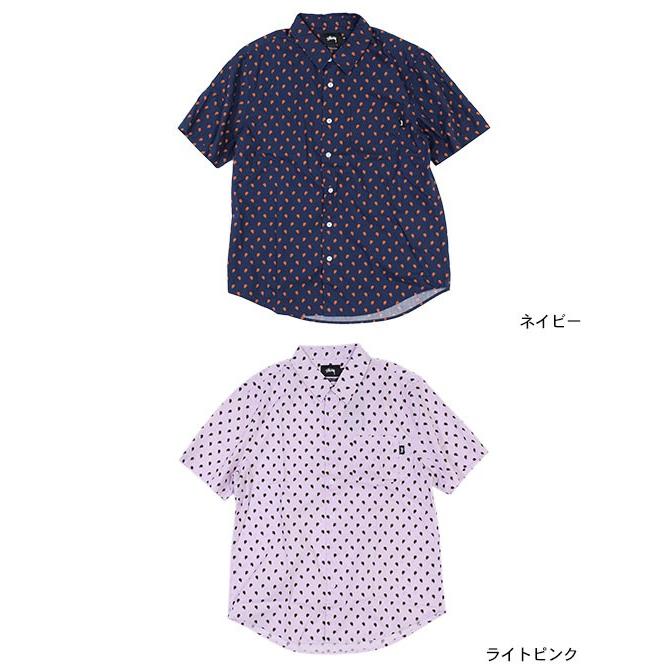 ステューシー シャツ 半袖 STUSSY メンズ Mini Paisley(stussy shirt カジュアルシャツ トップス 男性用 111920)｜icefield｜02