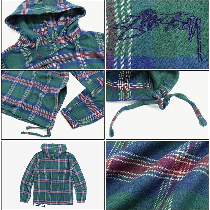 レア！Stussy ステューシー チェックシャツ グリーン系 XLサイズ 長袖 グリーン（緑）系 STUSSY(ステューシー) シャツ(メンズ) - 海外