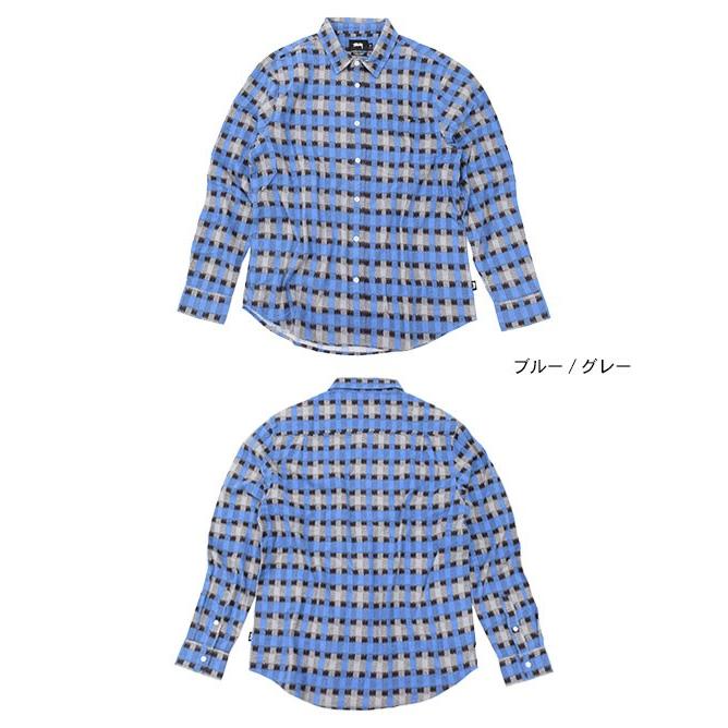 ステューシー/キッドプレイド/ネルシャツ STUSSY ステューシー シャツ 長袖 メンズ Lawrence Plaid