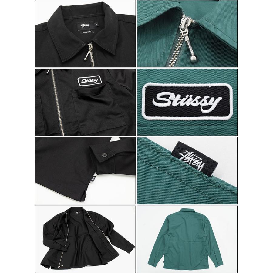 ステューシー STUSSY ジャケット メンズ Full Zip Work Shirt(stussy JKT フルジップ シャツジャケット アウター  男性用 111947)