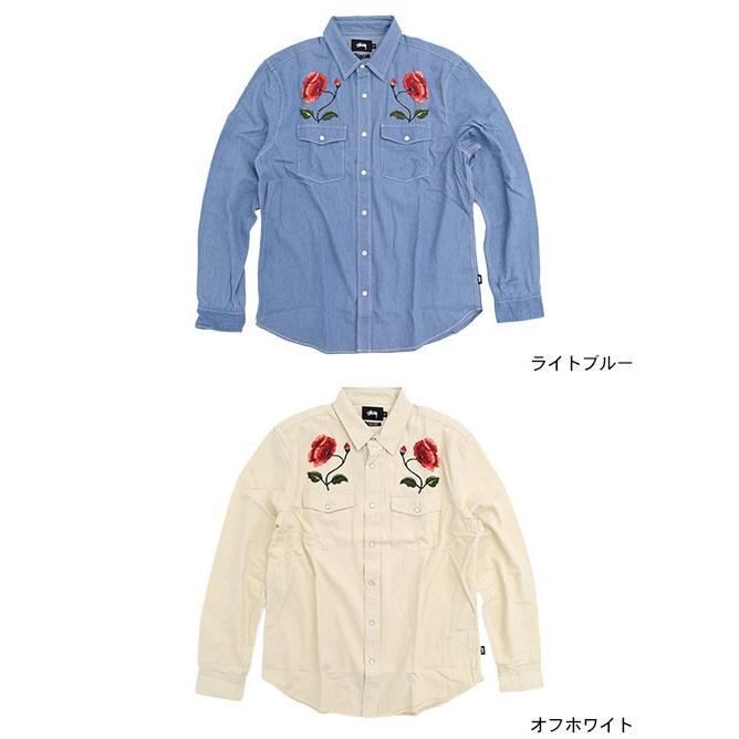 STUSSY ステューシー シャツ 長袖 メンズ Poppy Denim(stussy STUSSY ステューシー シャツ 長袖 メンズ Poppy Denim(stussy