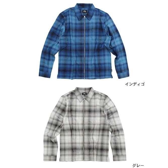 STUSSY ステューシー ジャケット メンズ Crepe Plaid Zip Up STUSSY ステューシー ジャケット メンズ Crepe Plaid Zip Up