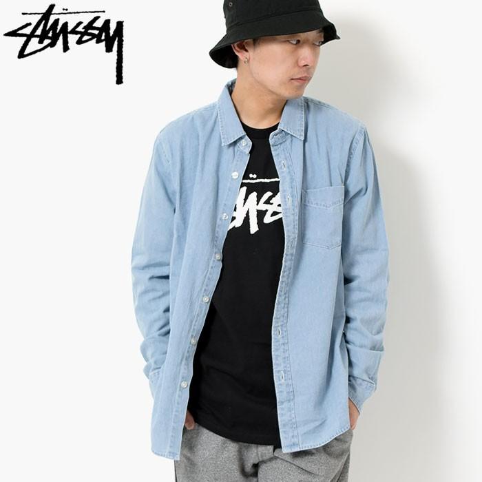 STUSSY（ステューシー） シャツ 長袖 メンズ Berkeley Denim(stussy