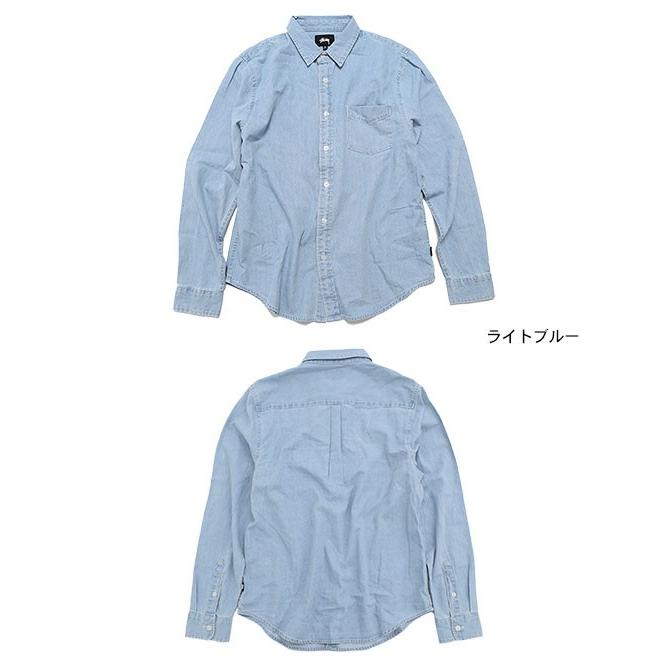 STUSSY（ステューシー） シャツ 長袖 メンズ Berkeley Denim(stussy