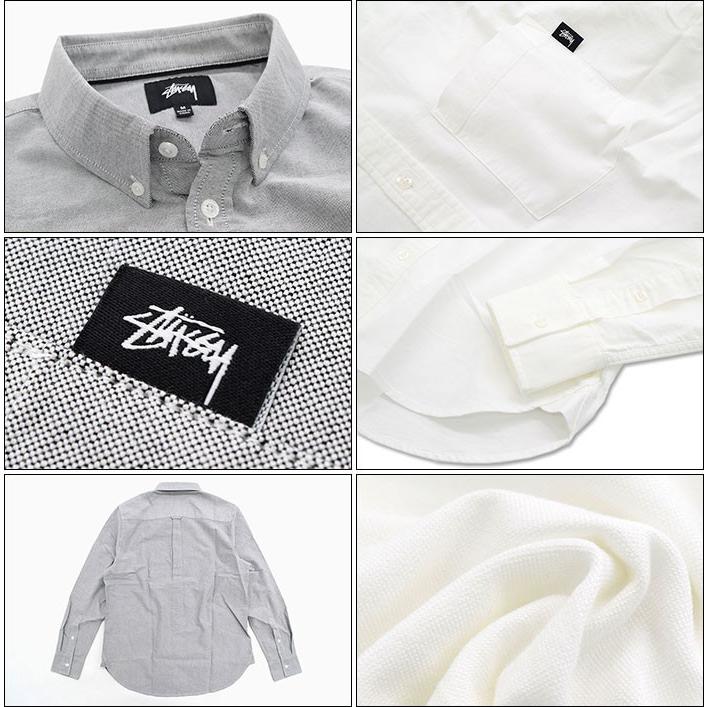 ステューシー シャツ 長袖 STUSSY メンズ 18FA Frank Oxford(stussy shirt オックスフォードシャツ トップス  男性用 111964 USAモデル 正規)