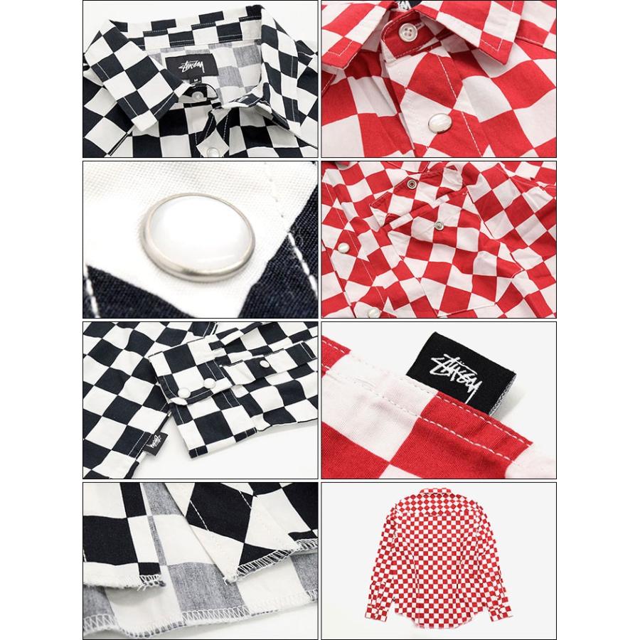 STUSSY ステューシー シャツ 長袖 メンズ Checker Western STUSSY ステューシー シャツ 長袖 メンズ Checker Western