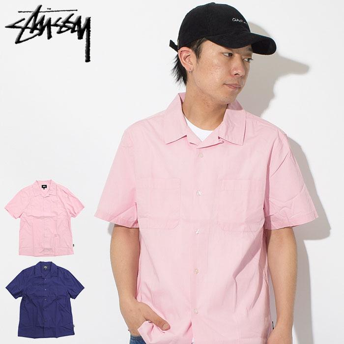 ステューシー シャツ 半袖 STUSSY メンズ Open Collar ( stussy shirt オープンカラーシャツ トップス 男性用 111967 USAモデル 正規 )｜icefield