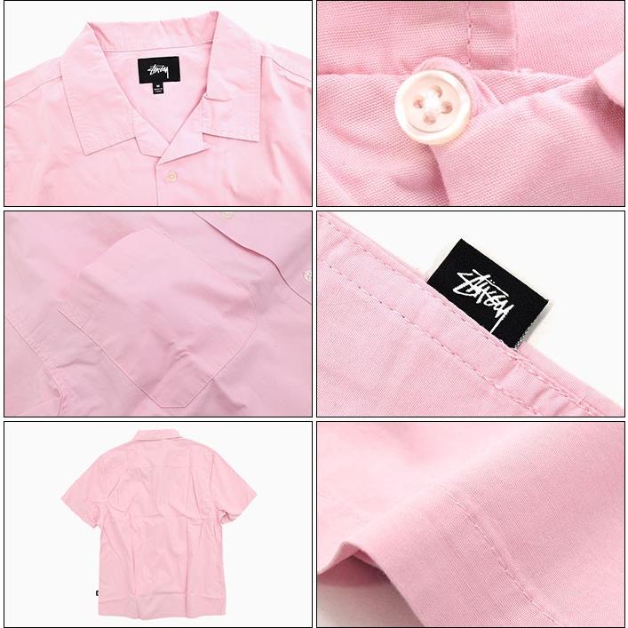 STUSSY ステューシー シャツ 半袖 メンズ Open Collar ( stussy