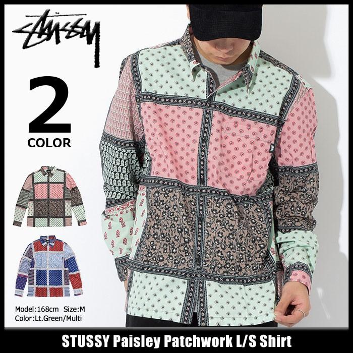 STUSSY（ステューシー） シャツ 長袖 メンズ Paisley Patchwork(stussy
