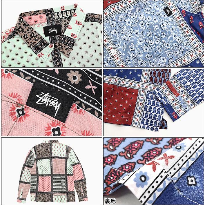 STUSSY（ステューシー） シャツ 長袖 メンズ Paisley Patchwork(stussy