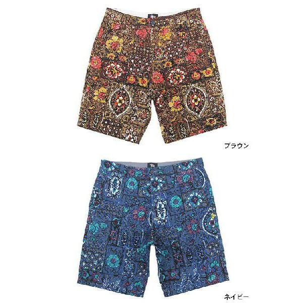 Stussy ボタニカル柄ハーフパンツ STUSSY ステューシー ハーフパンツ メンズ Flower(stussy short