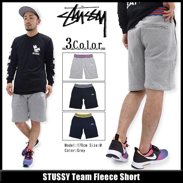 ステューシー STUSSY Team Fleece ショーツ(stussy short pant ハーフパンツ スウェットショーツ ボトムス メンズ・男性用 112159)｜icefield